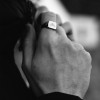 Transform | Silver Gents Moth Signet Ring