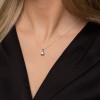18ct White Gold Brilliant Cut 0.50ct Diamond Pendant