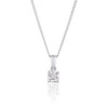 18ct White Gold Brilliant Cut 0.33ct Diamond Pendant