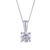 18ct White Gold Brilliant Cut 0.75ct Diamond Pendant