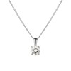 18ct White Gold Brilliant Cut 1.00ct Diamond Pendant