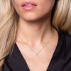18ct White Gold 0.41ct Mix Cut Pendant
