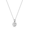 18ct White Gold 0.75ct Brilliant Cut Pendant