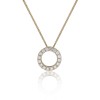 18ct Yellow Gold 0.20ct Diamond Circle Pendant