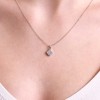 9ct White Gold Round Brilliant 0.33ct Diamond Pendant