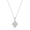 9ct White Gold Round Brilliant 0.33ct Diamond Pendant