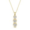 9ct Yellow Gold Round Brilliant 0.75ct Diamond Pendant