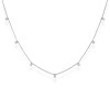 18ct White Gold Brilliant Cut 0.30ct Diamond Necklace