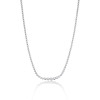 18ct White Gold Brilliant Cut 2.97ct Diamond Graduated Tennis Necklace