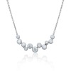 18ct White Gold Rub Over Brilliant Cut 0.60ct Diamond Necklace