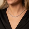 18ct White Gold Brilliant Cut 5.00ct Diamond Necklace