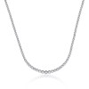 18ct White Gold Brilliant Cut 5.00ct Diamond Necklace