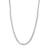 9ct White Gold Brilliant Cut 4.00ct Diamond Tennis Necklace