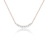 18ct Rose Gold Brilliant Cut 0.35ct Diamond Necklace 1