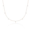 18ct Rose Gold Brilliant Cut 0.30ct Diamond Necklace 1
