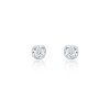 18ct White Gold Brilliant Cut 0.15ct Diamond Stud Earrings