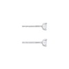 18ct White Gold Brilliant Cut 0.15ct Diamond Stud Earrings