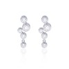 18ct White Gold Rub Over Brilliant Cut 0.71ct Diamond Drop Earrings