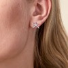 18ct White Gold Round Brilliant 0.19ct Diamond Starfish Earrings