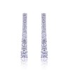 18ct White Gold 1.10ct Diamond Drop Earrings