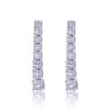 18ct White Gold 1.10ct Diamond Drop Earrings