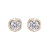 18ct Yellow Gold 0.40ct Round Brilliant Diamond Earrings