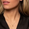 18ct Yellow Gold 0.18ct Diamond Rub Over Pendant