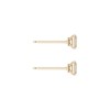 18ct Yellow Gold 0.28ct Solitaire Diamond Earrings