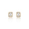 18ct Yellow Gold 0.28ct Solitaire Diamond Earrings