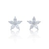 9ct White Gold Marquise Cut Diamond 0.65ct Stud Earrings