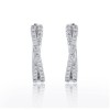 9ct White Gold 0.33ct Round Brilliant Cut Diamond Earrings