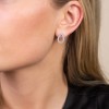 18ct White Gold 0.80ct Round Brilliant Diamond Fancy Pear Earrings
