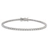 18ct White Gold Brilliant Cut 1.25ct Diamond Tennis Bracelet