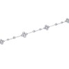 18ct White Gold 0.71ct Round Brilliant Cut Diamond Bracelet