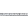 18ct White Gold Baguette Cut 5.25ct Diamond Bracelet