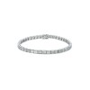 18ct White Gold Baguette Cut 5.25ct Diamond Bracelet