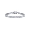 18ct White Gold Brilliant Cut 7.00ct Diamond Bracelet