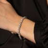 18ct White Gold Brilliant Cut 10.00ct Diamond Bracelet