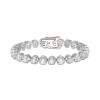 18ct White Gold Brilliant Cut 18.00ct Diamond Tennis Bracelet