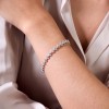 18ct White Gold Marquise Cut 7.81ct Diamond Bracelet
