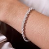 18ct White Gold Marquise Cut 7.81ct Diamond Bracelet