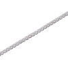 9ct White Gold Brilliant Cut 3.00ct Diamond Tennis Bracelet