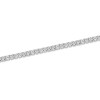 9ct White Gold Brilliant Cut 3.03ct Diamond Tennis Bracelet