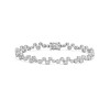 9ct White Gold Round Brilliant 2.40ct Diamond Bracelet