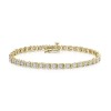 9ct Yellow Gold 1.50ct Bar Set Diamond Bracelet