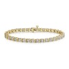 9ct Yellow Gold 2.00ct Bar Set Diamond Bracelet