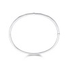 18ct White Gold Round Brilliant 0.35ct Diamond Geometric Bangle