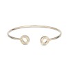 18ct Yellow Gold Brilliant Cut 0.20ct Diamond Bangle