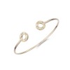18ct Yellow Gold Brilliant Cut 0.20ct Diamond Bangle