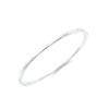 9ct White Gold Brilliant Cut 0.05ct Diamond Bangle